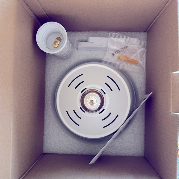 Brand New Socket Ceiling Fan 3-Color LED Light Dimmable Remote Control White - Picture 13 of 16